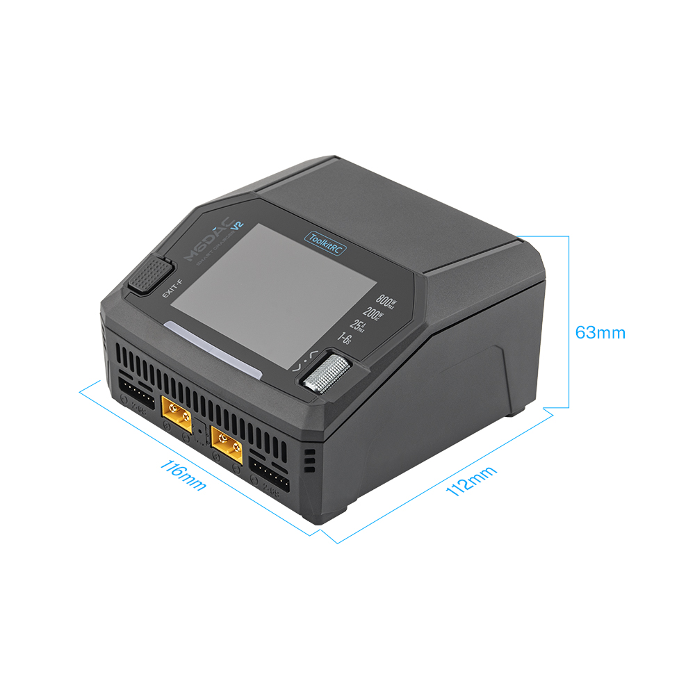 ToolkitRC M6DAC Pro AC300W M6D - Toolkitrc M6Dac Smart Charger ulasan dan harga
